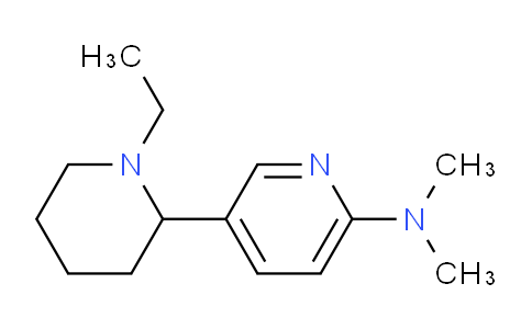 CAS No. 1352491-04-3, 5-(1-Ethylpiperidin-2-yl)-N,N-dimethylpyridin-2-amine