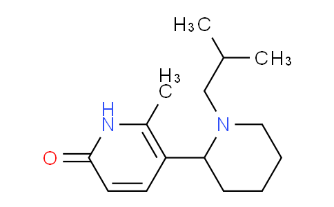 CAS No. 1352519-97-1, 5-(1-Isobutylpiperidin-2-yl)-6-methylpyridin-2(1H)-one