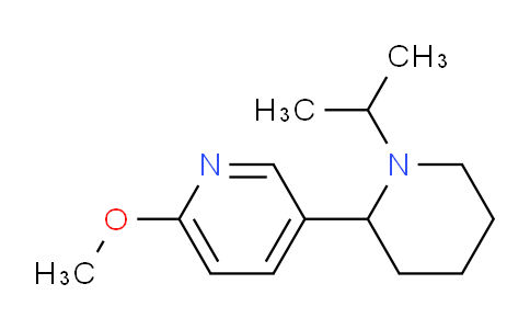 CAS No. 1352503-46-8, 5-(1-Isopropylpiperidin-2-yl)-2-methoxypyridine