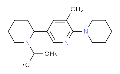 CAS No. 1352490-87-9, 5-(1-Isopropylpiperidin-2-yl)-3-methyl-2-(piperidin-1-yl)pyridine