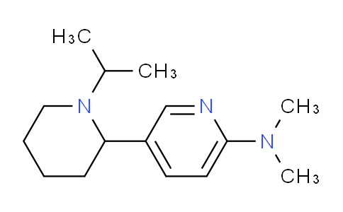 CAS No. 1352505-94-2, 5-(1-Isopropylpiperidin-2-yl)-N,N-dimethylpyridin-2-amine