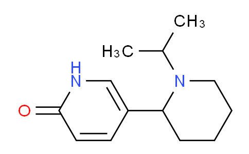 CAS No. 1352482-07-5, 5-(1-Isopropylpiperidin-2-yl)pyridin-2(1H)-one