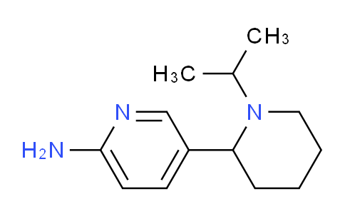 CAS No. 1352490-97-1, 5-(1-Isopropylpiperidin-2-yl)pyridin-2-amine