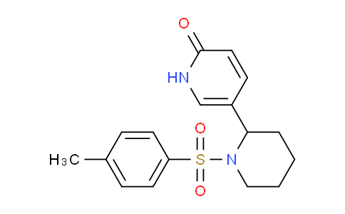 CAS No. 1352515-20-8, 5-(1-Tosylpiperidin-2-yl)pyridin-2(1H)-one