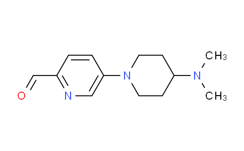 CAS No. 1779122-14-3, 5-(4-(Dimethylamino)piperidin-1-yl)picolinaldehyde