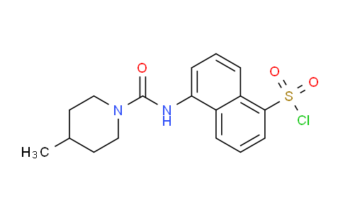 CAS No. 728864-80-0, 5-(4-Methylpiperidine-1-carboxamido)naphthalene-1-sulfonyl chloride