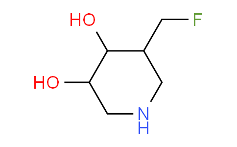 CAS No. 682331-14-2, 5-(Fluoromethyl)piperidine-3,4-diol