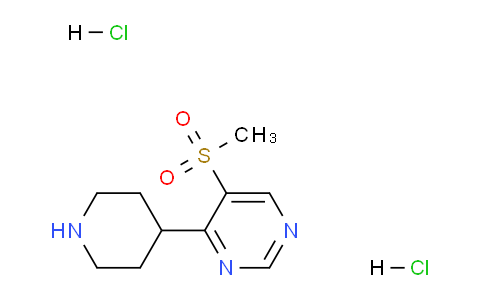 CAS No. 1361115-94-7, 5-(Methylsulfonyl)-4-(piperidin-4-yl)pyrimidine dihydrochloride