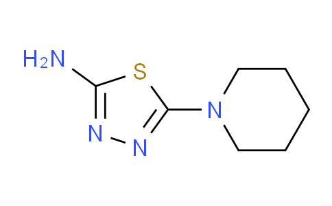 CAS No. 71125-46-7, 5-(Piperidin-1-yl)-1,3,4-thiadiazol-2-amine