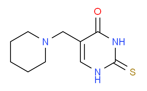 CAS No. 5424-84-0, 5-(Piperidin-1-ylmethyl)-2-thioxo-2,3-dihydropyrimidin-4(1H)-one