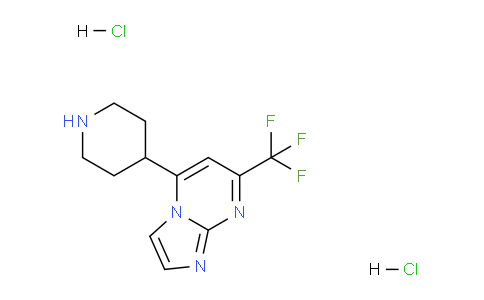 CAS No. 1185304-04-4, 5-(Piperidin-4-yl)-7-(trifluoromethyl)imidazo[1,2-a]pyrimidine dihydrochloride