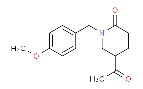 CAS No. 1956332-24-3, 5-Acetyl-1-(4-methoxybenzyl)piperidin-2-one