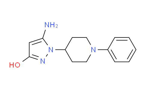 CAS No. 955962-96-6, 5-Amino-1-(1-phenylpiperidin-4-yl)-1H-pyrazol-3-ol