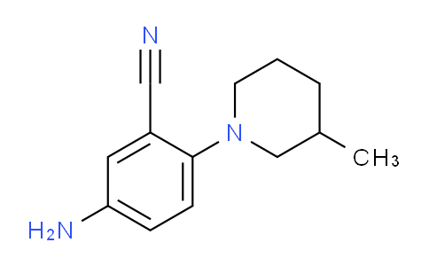 CAS No. 952934-64-4, 5-Amino-2-(3-methylpiperidin-1-yl)benzonitrile