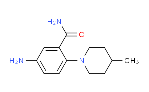CAS No. 510764-27-9, 5-Amino-2-(4-methylpiperidin-1-yl)benzamide