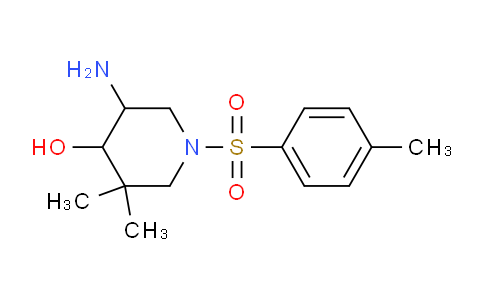 CAS No. 1247885-09-1, 5-Amino-3,3-dimethyl-1-tosylpiperidin-4-ol