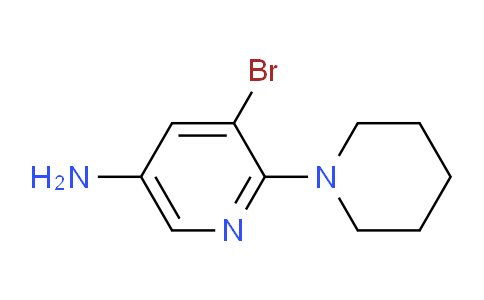 CAS No. 1216080-18-0, 5-Amino-3-bromo-2-piperidinopyridine