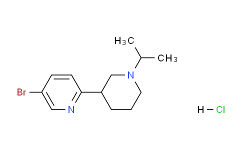CAS No. 1361116-88-2, 5-Bromo-2-(1-isopropylpiperidin-3-yl)pyridine hydrochloride