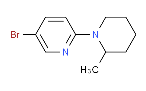 CAS No. 1220030-81-8, 5-Bromo-2-(2-methylpiperidin-1-yl)pyridine