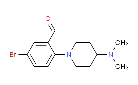 CAS No. 1774896-24-0, 5-Bromo-2-(4-(dimethylamino)piperidin-1-yl)benzaldehyde
