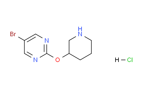 CAS No. 1632286-11-3, 5-Bromo-2-(piperidin-3-yloxy)pyrimidine hydrochloride