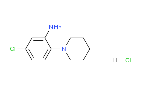 CAS No. 856846-59-8, 5-Chloro-2-(piperidin-1-yl)aniline hydrochloride