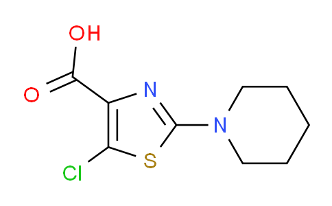 CAS No. 1403566-55-1, 5-Chloro-2-(piperidin-1-yl)thiazole-4-carboxylic acid