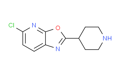 CAS No. 1023817-55-1, 5-Chloro-2-(piperidin-4-yl)oxazolo[5,4-b]pyridine