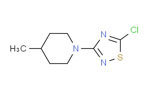 CAS No. 1782678-94-7, 5-Chloro-3-(4-methylpiperidin-1-yl)-1,2,4-thiadiazole