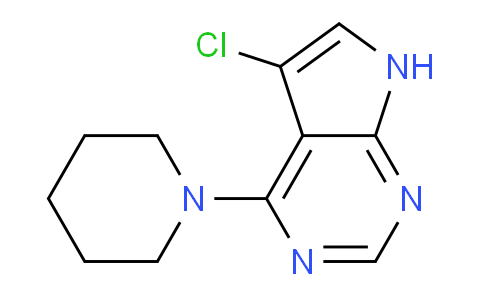 CAS No. 252722-86-4, 5-Chloro-4-(piperidin-1-yl)-7H-pyrrolo[2,3-d]pyrimidine