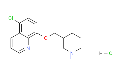 CAS No. 1220036-45-2, 5-Chloro-8-(piperidin-3-ylmethoxy)quinoline hydrochloride