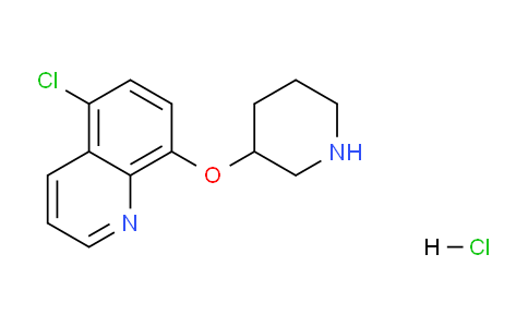 CAS No. 1219979-64-2, 5-Chloro-8-(piperidin-3-yloxy)quinoline hydrochloride