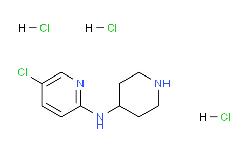CAS No. 1779125-69-7, 5-Chloro-N-(piperidin-4-yl)pyridin-2-amine trihydrochloride