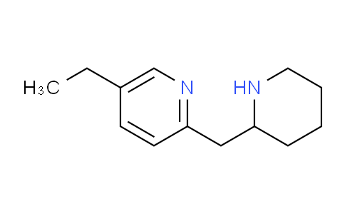 CAS No. 881041-81-2, 5-Ethyl-2-(2-piperidinylmethyl)pyridine