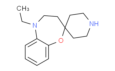 CAS No. 1298034-44-2, 5-Ethyl-4,5-dihydro-3H-spiro[benzo[b][1,4]oxazepine-2,4'-piperidine]