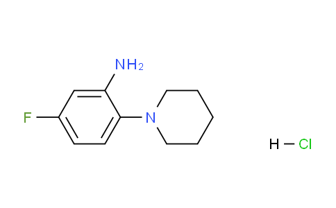 CAS No. 1185302-55-9, 5-Fluoro-2-(piperidin-1-yl)aniline hydrochloride