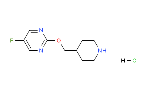 CAS No. 1353965-96-4, 5-Fluoro-2-(piperidin-4-ylmethoxy)pyrimidine hydrochloride