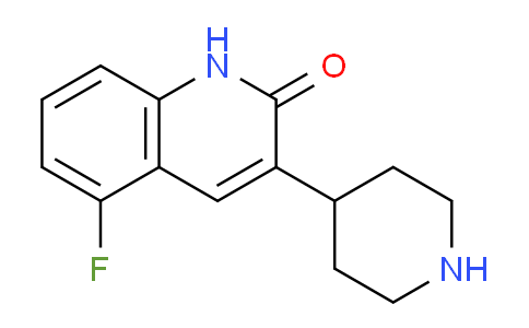 CAS No. 885654-39-7, 5-Fluoro-3-(piperidin-4-yl)quinolin-2(1H)-one