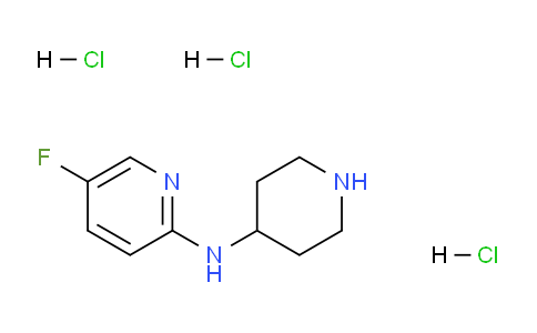 CAS No. 1707369-74-1, 5-Fluoro-N-(piperidin-4-yl)pyridin-2-amine trihydrochloride