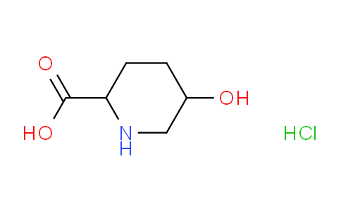 CAS No. 89531-62-4, 5-Hydroxypiperidine-2-carboxylic acid hydrochloride