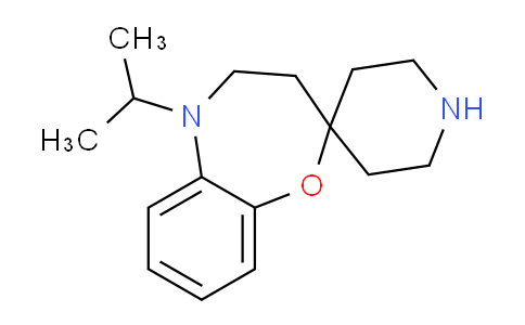 CAS No. 1024869-37-1, 5-Isopropyl-4,5-dihydro-3H-spiro[benzo[b][1,4]oxazepine-2,4'-piperidine]