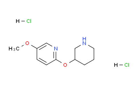 CAS No. 1707358-65-3, 5-Methoxy-2-(piperidin-3-yloxy)pyridine dihydrochloride