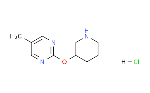 CAS No. 1707369-77-4, 5-Methyl-2-(piperidin-3-yloxy)pyrimidine hydrochloride