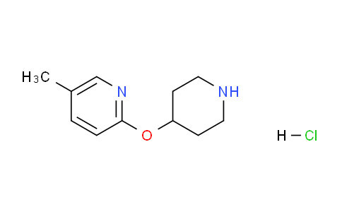 CAS No. 1185308-30-8, 5-Methyl-2-(piperidin-4-yloxy)pyridine hydrochloride