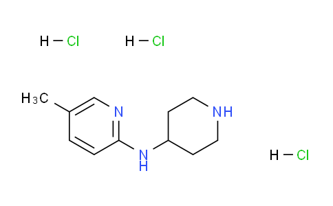 CAS No. 1779124-34-3, 5-Methyl-N-(piperidin-4-yl)pyridin-2-amine trihydrochloride