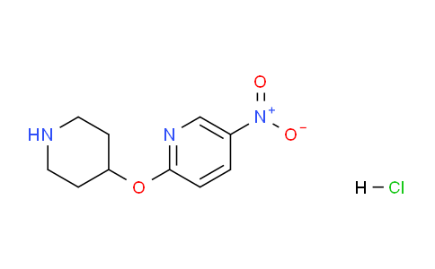 CAS No. 1185309-69-6, 5-Nitro-2-(piperidin-4-yloxy)pyridine hydrochloride