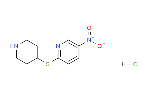 CAS No. 1417793-66-8, 5-Nitro-2-(piperidin-4-ylthio)pyridine hydrochloride