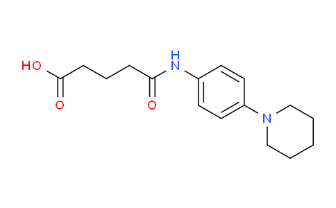 CAS No. 510764-93-9, 5-Oxo-5-((4-(piperidin-1-yl)phenyl)amino)pentanoic acid