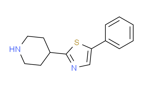 CAS No. 885274-68-0, 5-Phenyl-2-(piperidin-4-yl)thiazole
