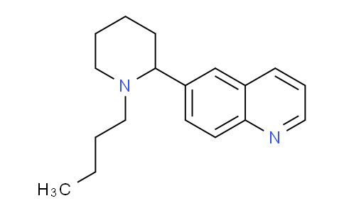 CAS No. 1355225-87-4, 6-(1-Butylpiperidin-2-yl)quinoline